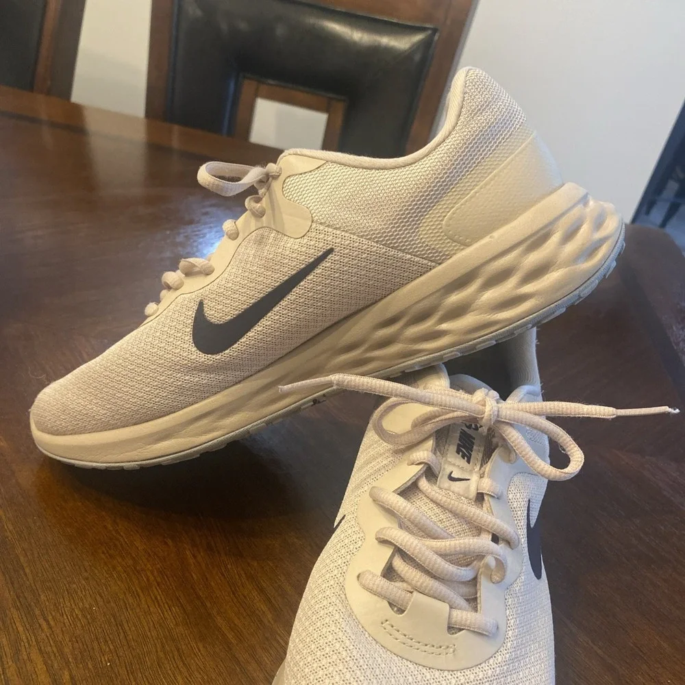 Nike Revolution 6 Next Nature White‎ Sneakers DC3728-101 Men's 9.5